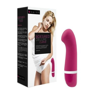 B SWISH Bdesired Deluxe Curve Vibrator Klassischer Vibrator Rose