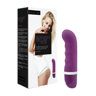 B SWISH Bdesired Deluxe Pearl Vibrator Klassische Vibrator Royal Purple