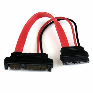 Startech. Com 15cm Slimline Sata To Sata Adapter With Power Supply F/M