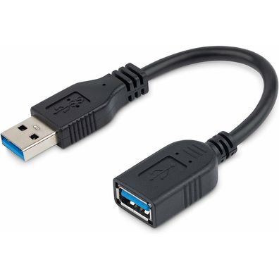Startech. Com Usb 3.0 A To A Extension Cable Male / Female 15cm Black