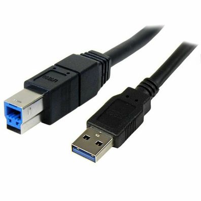 Startech. Com 3m Black Superspeed Usb 3.0 Cable A-To-B M/M