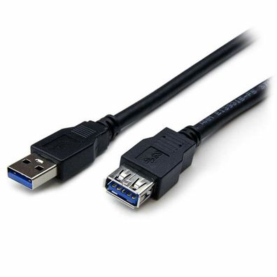 Startech. Com 2m Black Superspeed Usb 3.0 Extension Cable A To Am/F