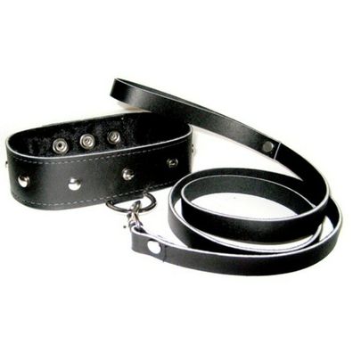 Sportsheets - Leather Collar & Leash Set - Collar