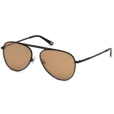 Web Unisex Adults We0206 02g 58 Glasses Frame, Black Nero Opaco Marrone