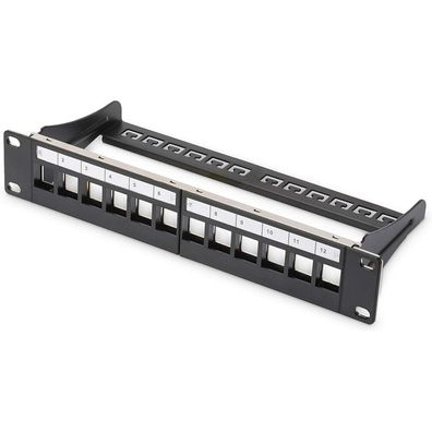 DN-91420 (schwarz, Rackmount (1 HE), 12-Port)