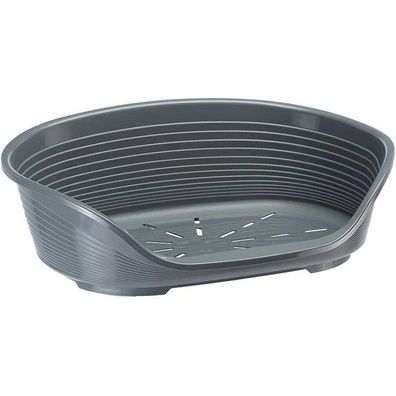 Ferplast Dog Bed Siesta Deluxe 70.5 X 52 Cm Dark Grey
