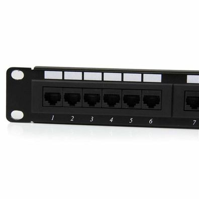 Startech 24 Port 1u Rackmount Cat 6 110 Patch Panel