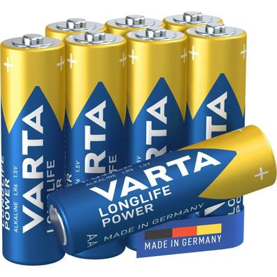 Varta Aa High Energy Batteries - 8 Pieces