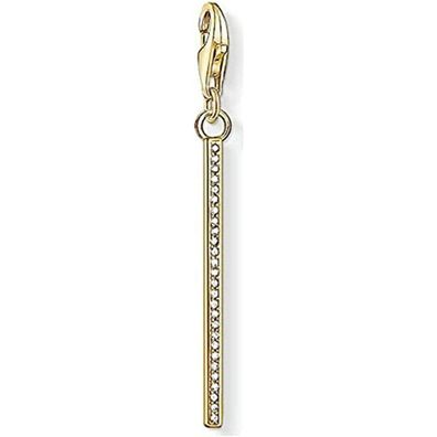 Thomas Sabo Women's Pendant Vertical Bar Gold 925 Sterling Silver 1577-414-14