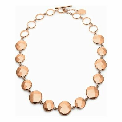 Folli Follie 1n9t144r Ladies Necklace, 30 Cm