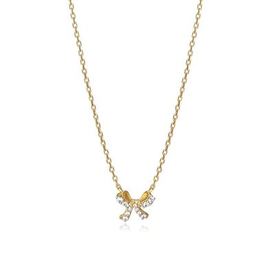 Charming gilded necklace with buttercup Clasica 61078C100-36