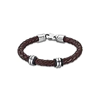 Dark brown leather bracelet Urban Man LS2093-2 / 2