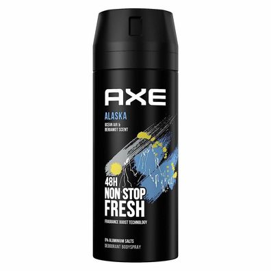 Axe Axe Body Spray Alaska, Without Aluminum Salts, 150ml