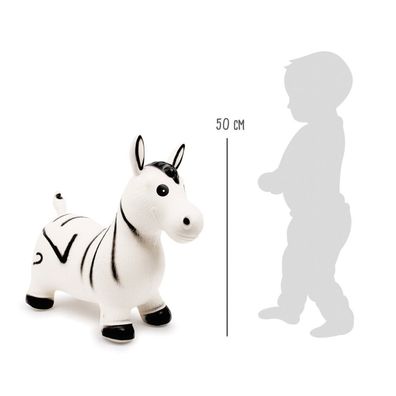 Hüpftier Zebra