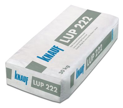 KNAUF Lup 222 Kalk-Zement-Leichtputz 30kg - Liefermenge: 1 Sack 30 kg