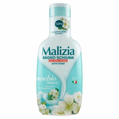 Malizia Badeschaum Weißer Moschus 1l