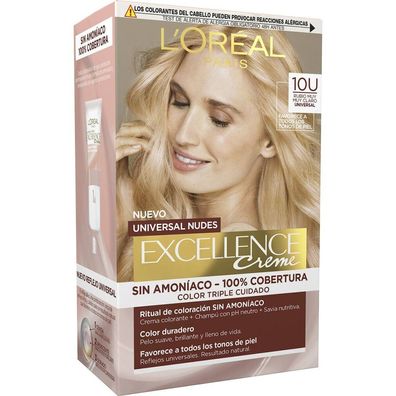 L'Oréal Professionnel Excellence creme universal nudes tinte #10u-lightest blonde