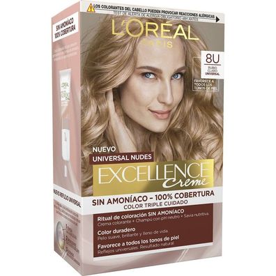 L'Oréal Professionnel Excellence creme universal nudes tinte #8u-light blonde
