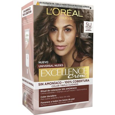 L'Oréal Professionnel Excellence creme universal nudes tinte #5u-light brown