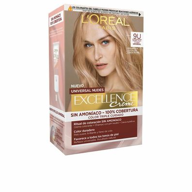 L'Oréal Professionnel Excellence creme universal nudes tinte #9u-very light blonde