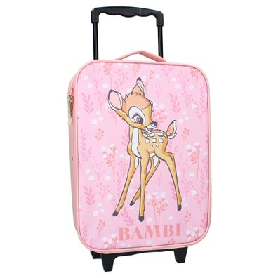 Disney Bambi Trolley Koffer Niedlicher Kinderkoffer mit Rollen und Bambi Design
