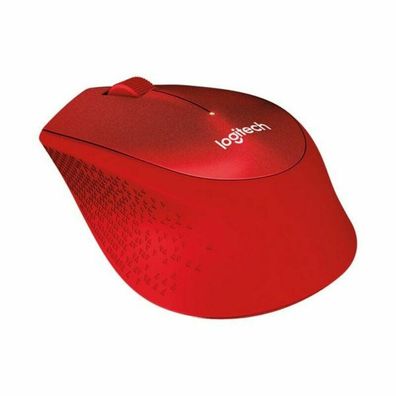Logitech Mouse M330 Silent Plus Wireless red (910-004911) (910004911)
