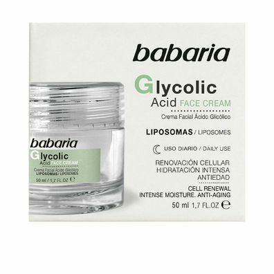 Babaria Glycolic Acid Face Cream Cell Renewal 50ml