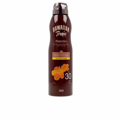 Hawaiian Tropic Coconut y Mango Aceite Spf30 180ml Spray