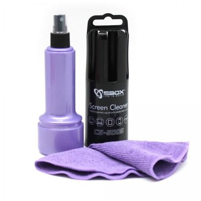 Sbox CS-5005U Bildschirmreiniger, 150 ml, Violett