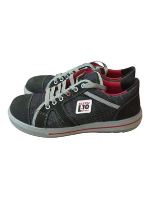 ELTEN Sensation Up Low Sicherheitsschuhe ESD S3 Grau Nubukleder Textil Gr. 43