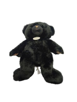 Doudou et Compagnie Teddybär Plüsch Schwarz Pailletten 30 cm ab 24 Monaten