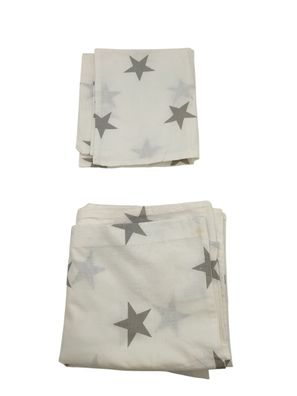 roba Babybettwäsche Little Stars Set 80x80 + 40x35