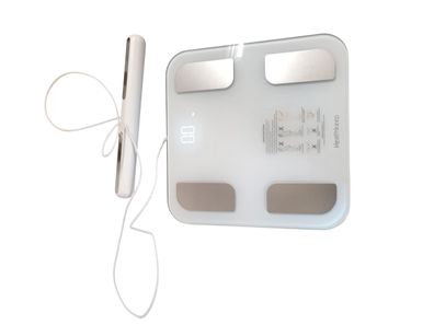 Körperfettwaage Digital Personenwaage Bluetooth mit 8 Elektroden