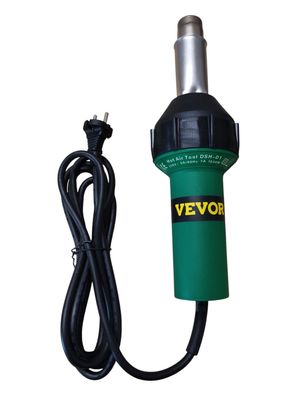 VEVOR Kunststoff Schweißgerät Heißluftpistole 1600W PVC Schweißpistole 40-60