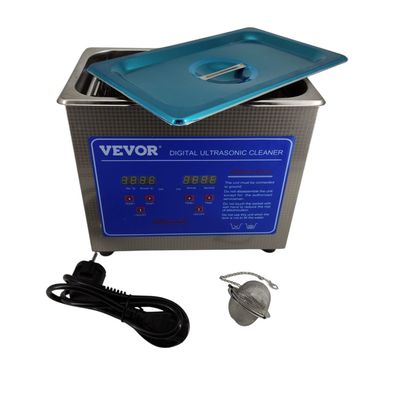 VEVOR VCX9V5N, Ultraschall-Reinigungsgerät, Grau, 265 x 165 x 220 mm