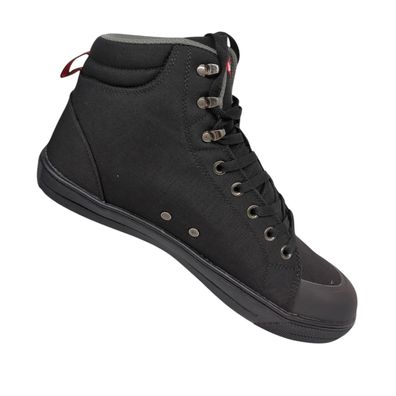 Lee Cooper Retro Cordura Sicherheitsschuhe Trainer SB SRA Schwarz 45