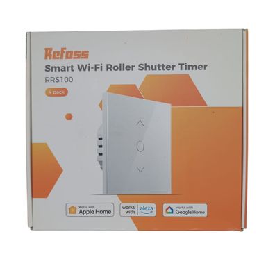Refoss WLAN Rollladenschalter HomeKit mit Prozentsteuerung LED Siri Alexa
