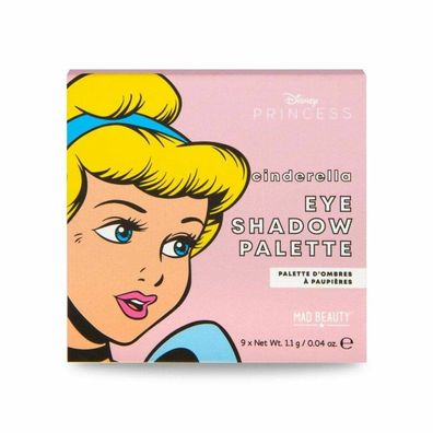Palette mit Lidschatten Mad Beauty Cinderelle Mini (9 x 1,1 g)