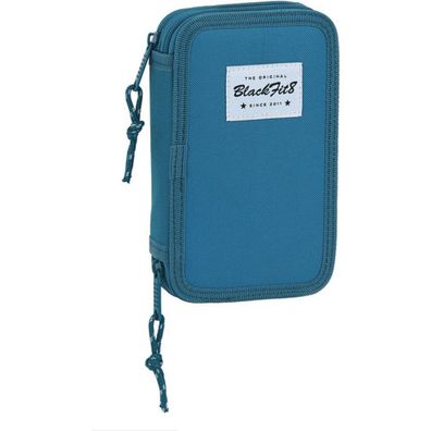 Doppel-Federtasche BlackFit8 Egeo Blau (28 pcs)