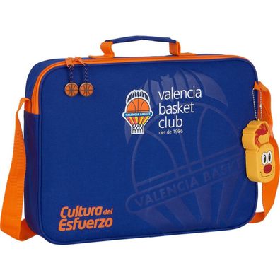 Aktentasche Valencia Basket Blau Orange (38 x 28 x 6 cm)