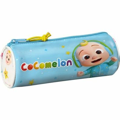 Schulmäppchen in Zylinderform CoComelon Weiß Bunt (20 x 7 x 7 cm)