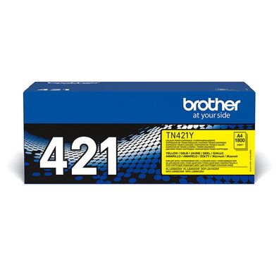 Brother Toner TN-421 TN421 Yellow Gelb 1,8k (TN421Y)