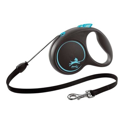 Hundeleine Flexi BLACK DESIGN 5 m Blau Größe XS