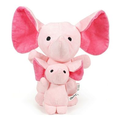 Kuscheltier für Hunde Gloria Hoa Rosa Elefant Polyester Moosgummi