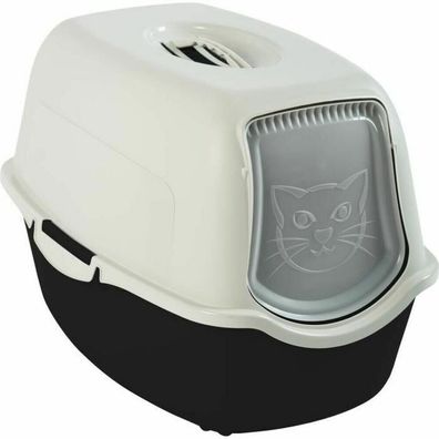 Katzentoilette Rotho My Pet BAILEY Weiß/Schwarz