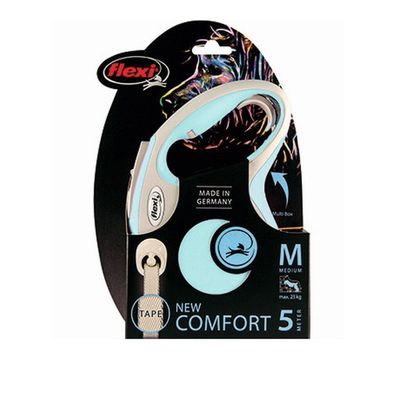 Hundeleine Flexi NEW Comfort Größe S Hellblau