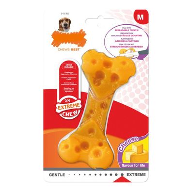 Beißring für Hunde Nylabone Dura Chew Käse Größe M