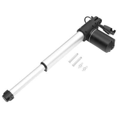 vidaXL Linearantrieb Schwarz und Silber Mittel Metall