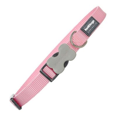 Hundehalsband Red Dingo weich Rosa (1,2 x 20-32 cm)