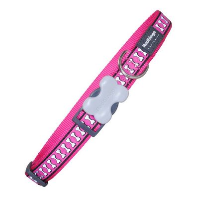 Hundehalsband Red Dingo Reflektierend Pink (2 x 31-47 cm)